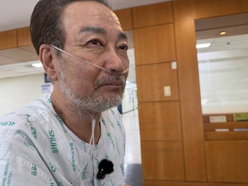서울대병원에 입원중인 서영철 전국가습기살균제참사피해자연대 대표 [환경보건시민센터 제공. 재판매 및 DB 금지]