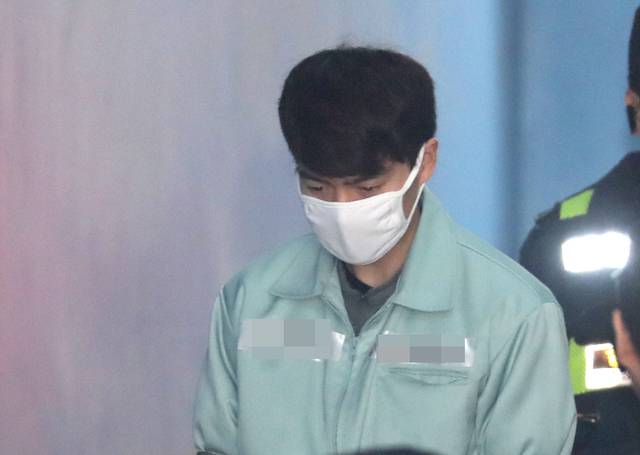 음주운전과 뺑소니 사고 혐의로 기소된 배우 손승원. 뉴시스