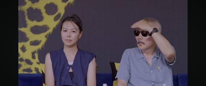 [서울=뉴시스] 김민희, 홍상수. (사진 = 로카르노 영화제 유튜브 캡처) 2026.08.14. photo@newsis.com *재판매 및 DB 금지