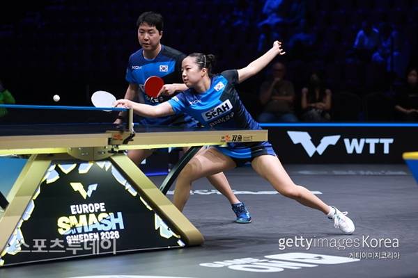 임종훈-신유빈 / 사진=GettyImages 제공