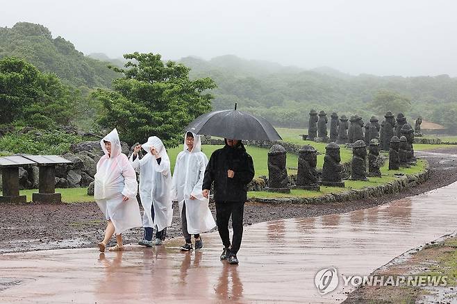 비 내리는 제주 [연합뉴스 자료사진]