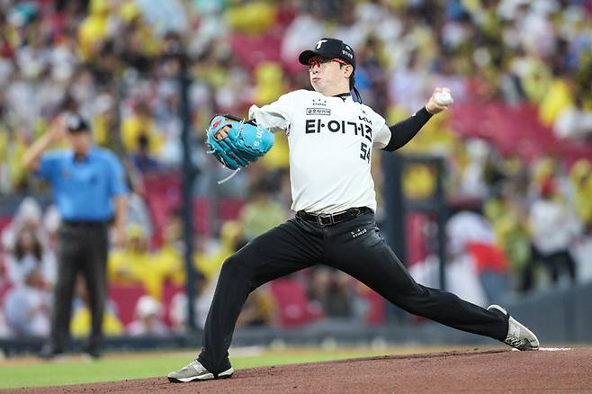 2026시즌 8승째를 거두며 통산 194승째를 쌓은 양현종. 사진=KIA 타이거즈