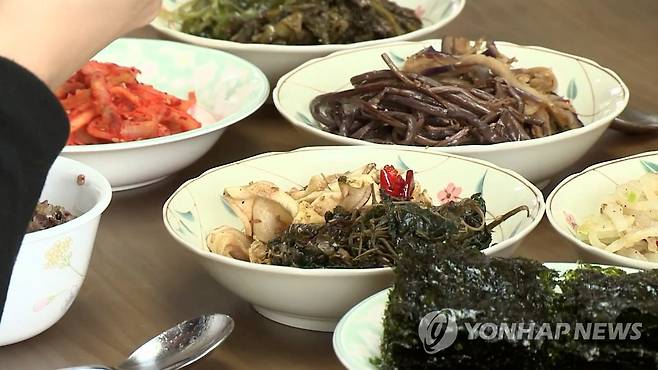 집밥 반찬 [연합뉴스TV 캡처]