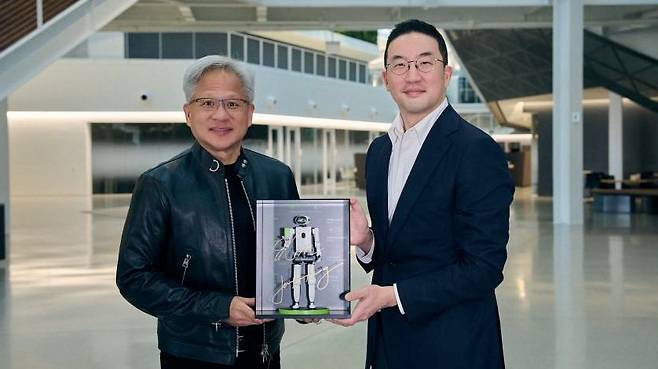 LG 구광모 회장과 엔비디아 젠슨 황 CEO