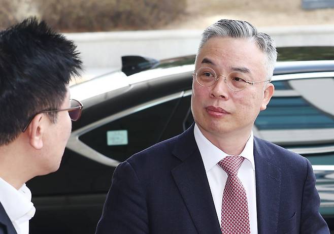 권창영 2차 종합특검이 출범 초기였던 지난 2월 서울고등법원에 마련된 내란특검 사무실에 예방하고 있다. 뉴스1