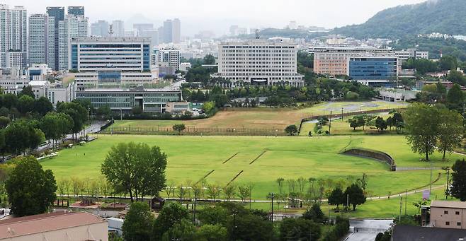 17일 서울 용산구 용산공원 일대 모습. 뉴스1