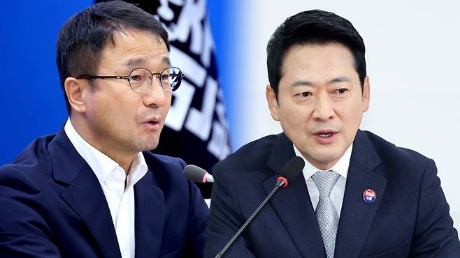 ▲ (왼쪽)한병도 더불어민주당 원내대표 · 장동혁 국민의힘 대표 [연합뉴스]