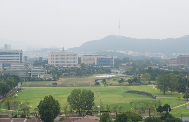 서울 용산구 용산공원 내 용산어린이정원의 모습. [연합뉴스]