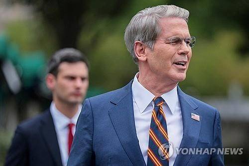 베선트 미 재무부 장관 [로이터=연합뉴스 자료사진. 재판매 및 DB 금지]