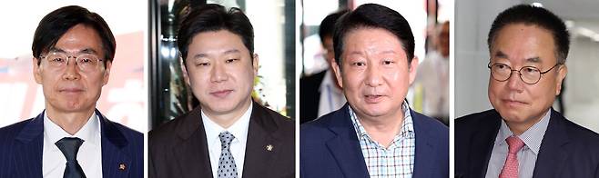 (왼쪽부터)조경태,진종오,권영진,서범수