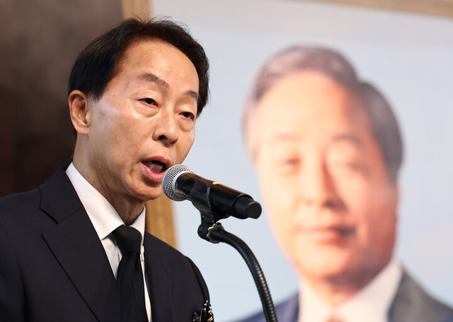 김현철 김영삼 대통령기념재단 이사장. 연합뉴스
