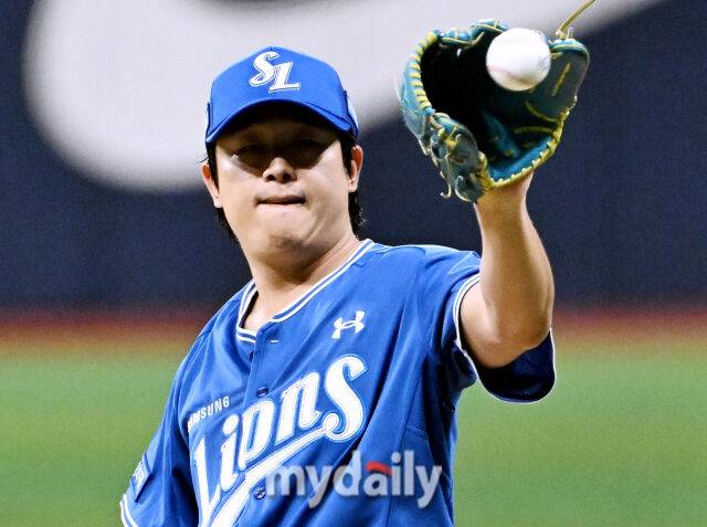 23일 오후 서울 고척스카이돔에서 진행된 '2026 프로야구 KBO리그' 키움히어로즈와 삼성라이온즈의 경기. 삼성 양창섭이 선발등판 하고 있다./마이데일리