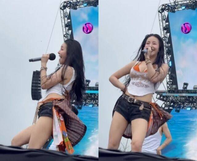 가수 겸 배우 남유정./'워터밤' 인스타그램