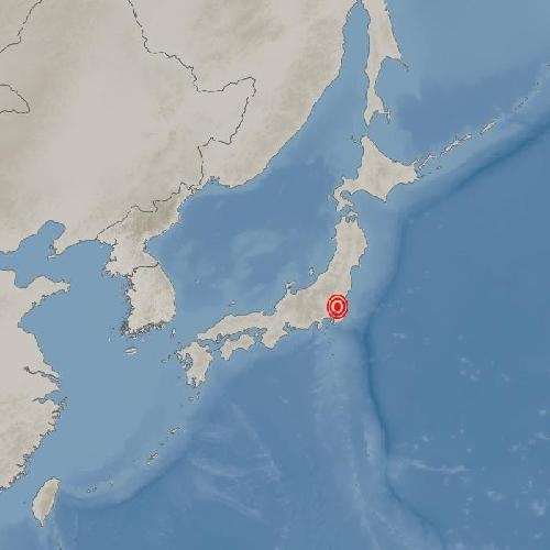 일본 이바라키현 규모 5.9 지진. [기상청 제공]