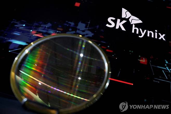 SK하이닉스 로고 [로이터 연합뉴스 자료사진. 재판매 및 DB 금지]