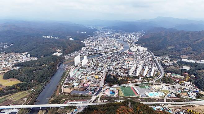 홍천군 전경