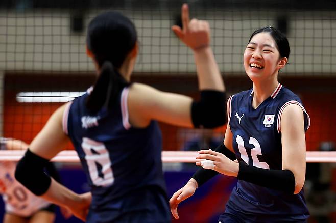 U-17 대표팀 미들블로커 최민주. 사진=FIVB 