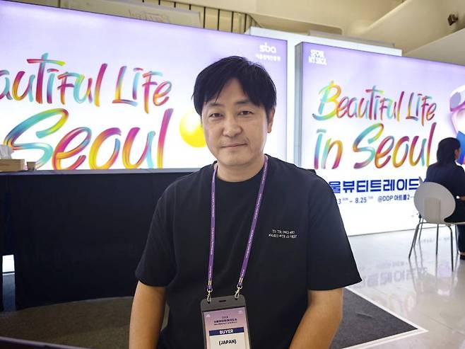 일본측 바이어인 온영호 글로벌그로스 부장 / 출처=IT동아