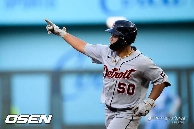 [사진] 디트로이트 리하오위 ⓒGettyimages(무단전재 및 재배포 금지)