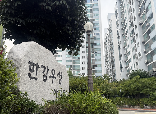 19일 오후 경기 남양주시 와부읍의 대장 아파트 격인 한강 우성아파트 단지 모습. 최은서 기자