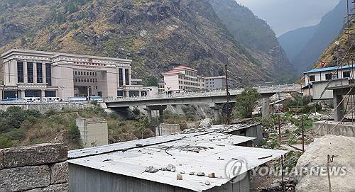 중국 티베트 산사태 [AFP=연합뉴스 자료사진. 재판매 및 DB 금지]