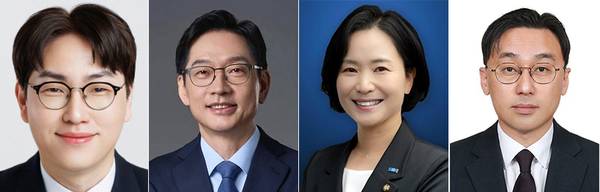 청와대는 이재명 대통령이 30일 국가인공지능전략위원회 부위원장에 하정우 전 AI수석(왼쪽부터)을 지명했다고 밝혔다. 또한 대통령 정무특별보좌관에 김경수 전 경남지사를, 대통령비서실 AI미래기획수석비서관에는 조국혁신당 이해민 의원을, 대통령비서실 메가프로젝트 보좌관에 이원주 기후환경부 에너지전환정책실장을 발탁했다고 밝혔다. /연합뉴스
