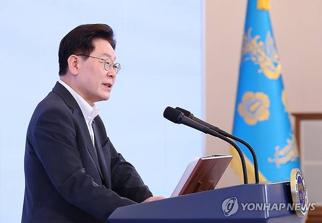 이재명 대통령, 청년 예산 설명회 발언 [연합뉴스 자료사진]