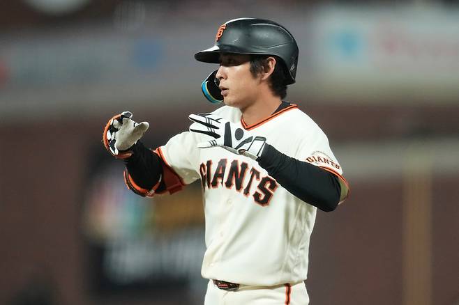 샌프란시스코 주전 외야수 중 한 명인 이정후. [AP=연합뉴스]