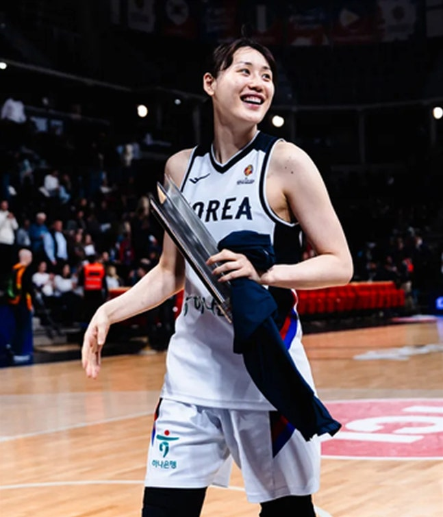 여자농구대표팀 강이슬. FIBA 홈페이지