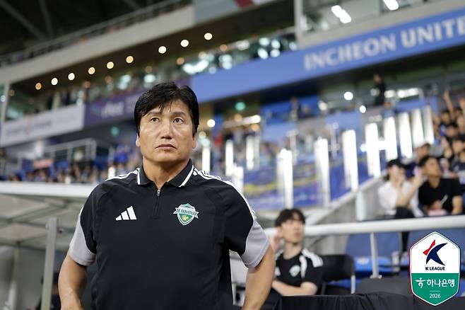 정정용 전북 현대 감독. 프로축구연맹 제공