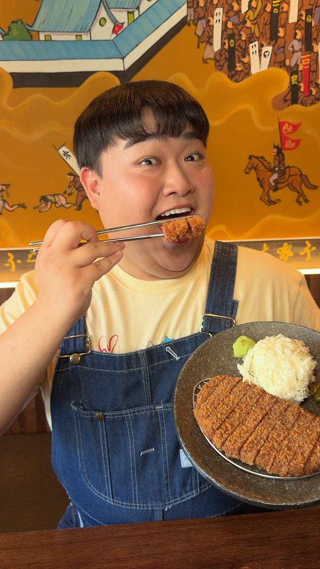 (사진1) 후라토식당과 협업 진행한 김규원의 릴스 콘텐트 캡처. [사진 후라토식당]