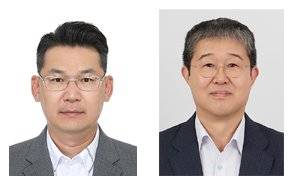 (왼쪽부터) 한근수 대구교통공사 사장 내정자, 이재용 대구도시개발공사 사장 내정자 ⓒ대구시 제공