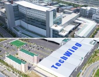 테크윙 동탄사업장 아산사업장(테크윙 홈페이지 갈무리)