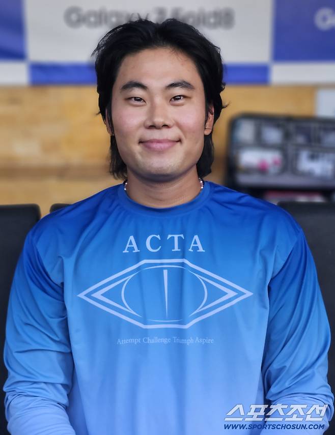 1일 라이온즈파크에서 열린 롯데전에 앞서 인터뷰 하는 이창용. 대구=스포츠조선 정현석 기자 hschung@sportschosun.com