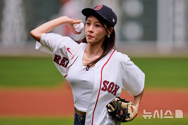 하지원 보스턴 레드삭스 시구