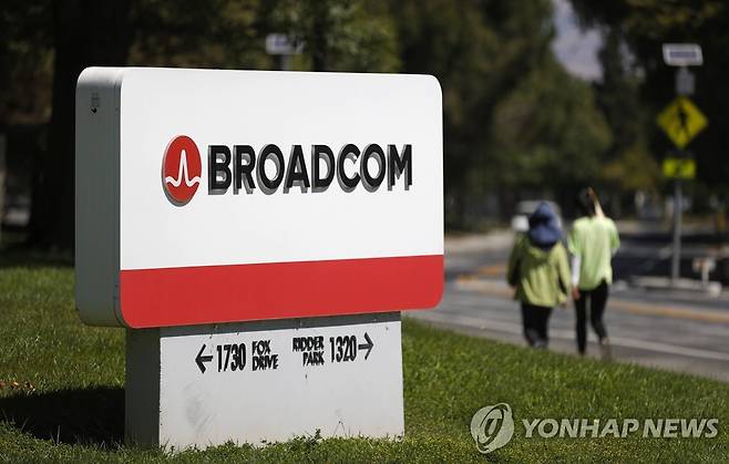 브로드컴 [AFP=연합뉴스. 재판매 및 DB 금지]
