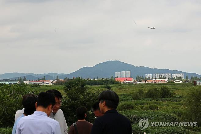 호남권 반도체 클러스터 부지로 선정된 광주 군공항 [연합뉴스 자료사진]