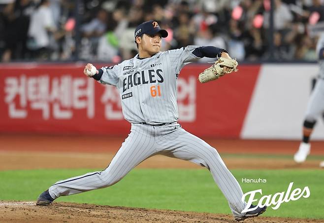 정우주.  /사진=한화 이글스