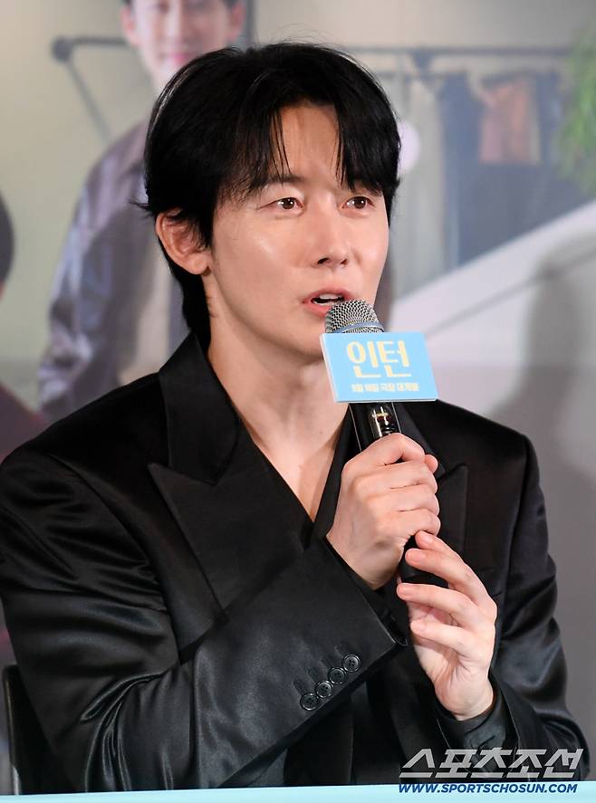 영화 '인턴' 언론배급시사회가 4일 서울 용산구 한강로동 CGV용산아이파크몰에서 열렸다. 김준한이 인터뷰를 하고 있다. 용산=박재만 기자 pjm@sportschosun.com/2026.09.04/