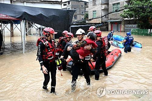 중국 태풍 피해 [AFP=연합뉴스 자료사진. 재판매 및 DB 금지]