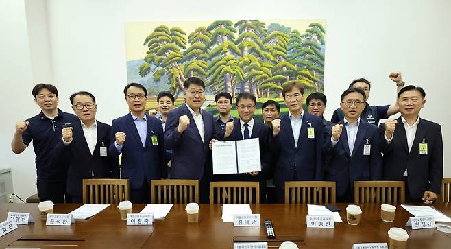 6개 도시철도 노사 대표, 한병도 면담 [서울교통공사 제공. 재판매 및 DB 금지]