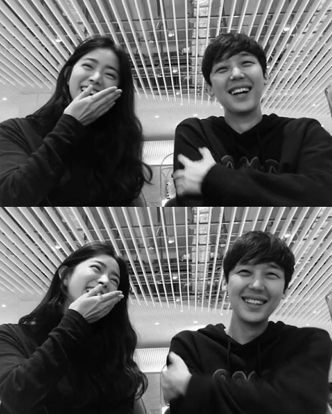 ▲ 윤종훈(왼쪽)과 한은서. 출처| 한은서 인스타그램