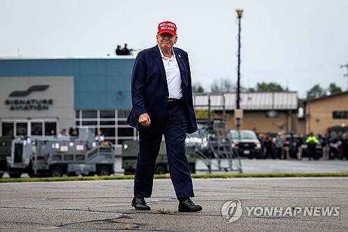 트럼프 대통령 [AFP=연합뉴스. 재판매 및 DB 금지]