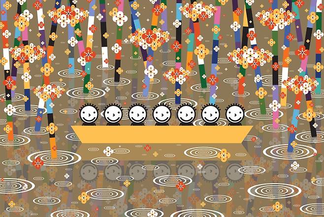 권기수 작 '반사된 청동숲-길을 묻다' [서울대학교미술관 제공. 재판매 및 DB 금지]