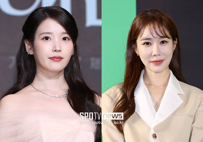 ▲ 아이유(왼쪽), 유인나. ⓒ곽혜미 기자