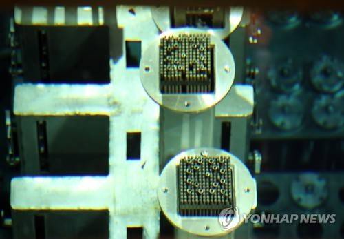 연구원에 보관 중인 사용후핵연료  [연합뉴스 자료사진]