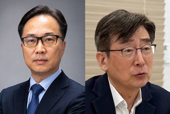 최종 MBC 사장 후보에 오른 이성주, 전동건 후보(왼쪽부터)  [MBC 제공. 재판매 및 DB 금지]