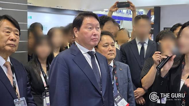 최태원 SK그룹 회장이 지난 11일 울산시 울주군 울산전시컨벤션센터(UECO)에서 열린