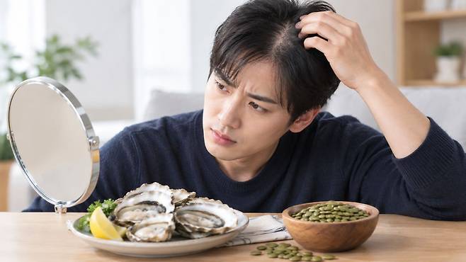 모발 밀도를 높이고, 휴지기 모발 비율 감소에 도움이 될 수 있는 음식 5가지｜출처: 클립아트코리아