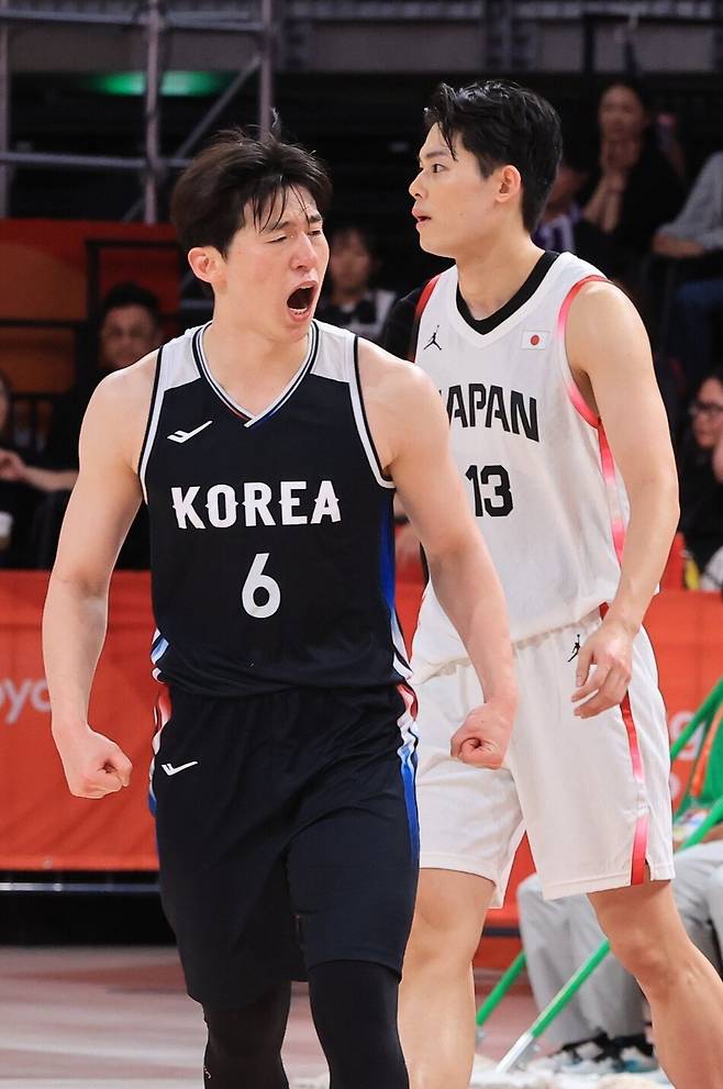 포효하는 이정현. 연합뉴스